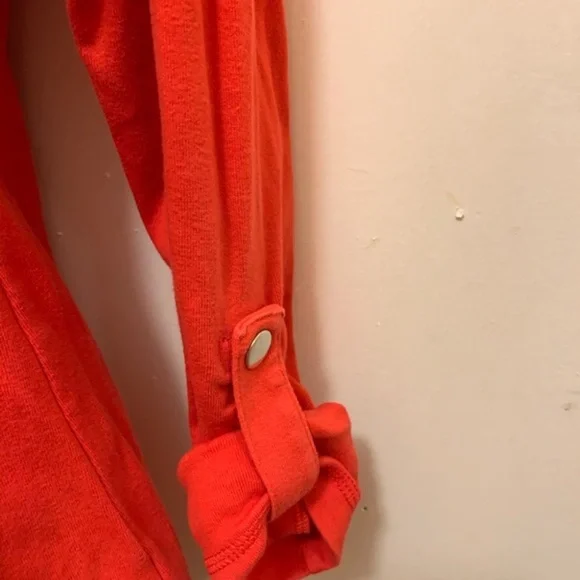 Style & Co Sport Hoodie Sparkling Silver Studs Red and Black Size XS - Picture 4 of 6